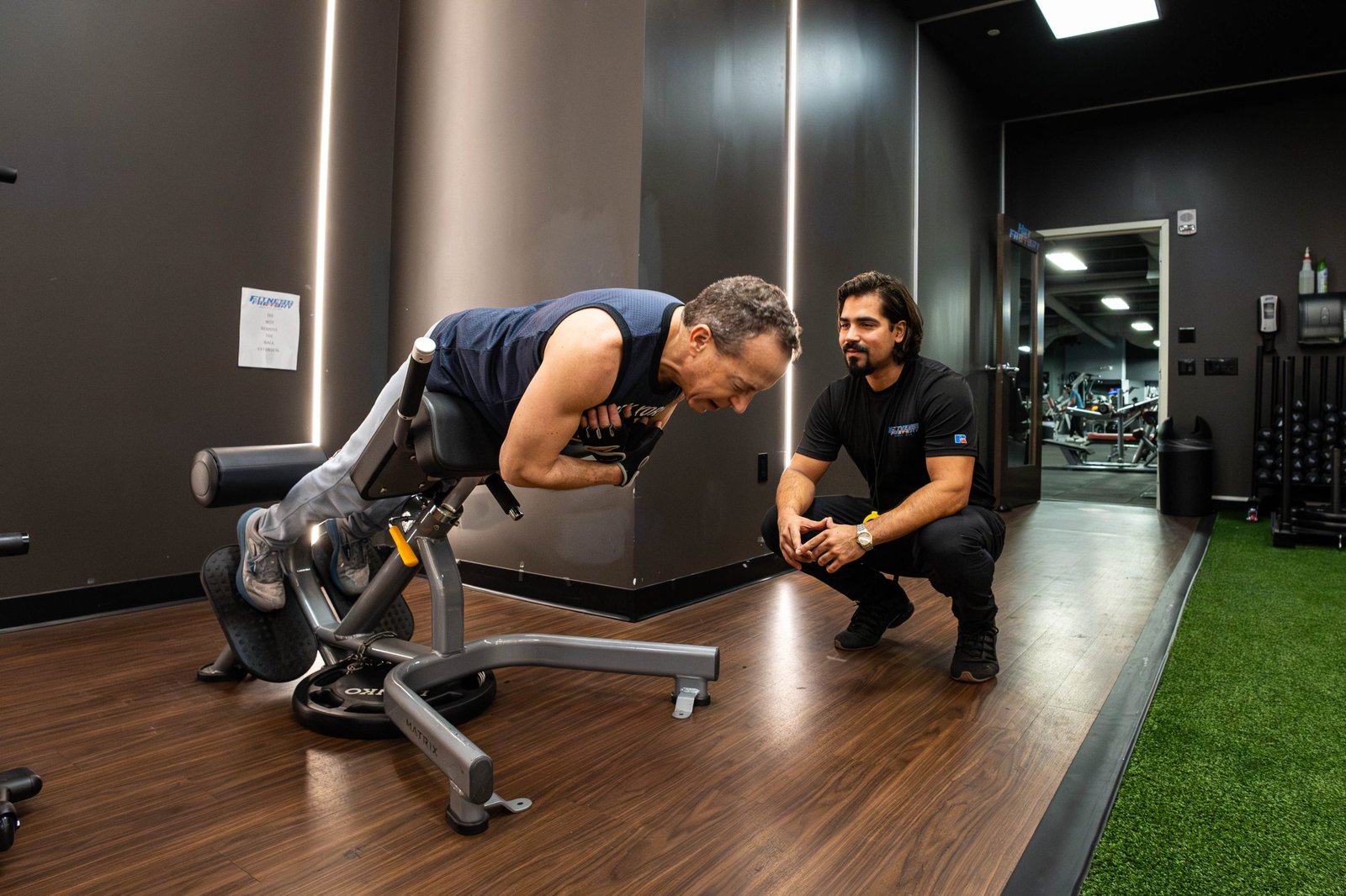 Justin (surname not published), personal trainer in Jersey City